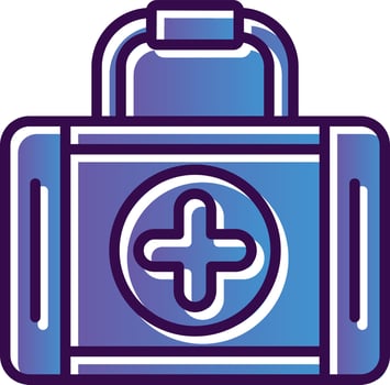 First Aid Kit Vector Icon Design