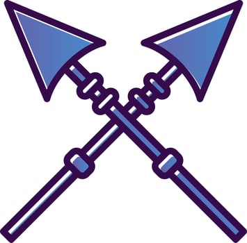 Lance Vector Icon Design