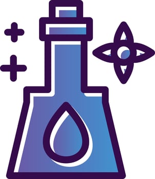 Essentail Oil Vector Icon Design