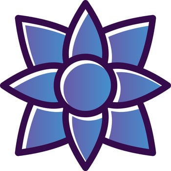 Flower Vector Icon Design