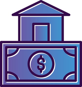 Fixed Asset Vector Icon Design