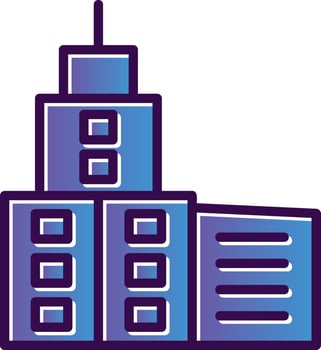 Trade Center Vector Icon Design