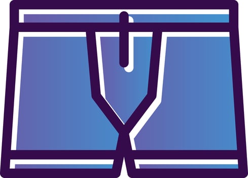 Boxer Shorts Vector Icon Design