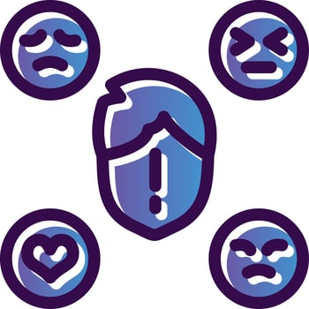 Emotion Factors Vector Icon Design