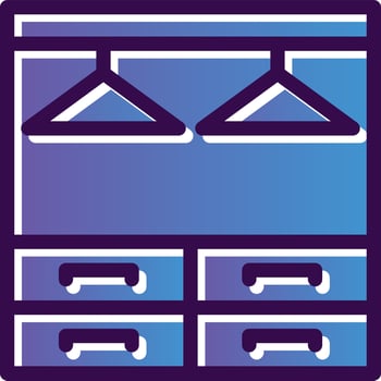 Wardrobe Vector Icon Design