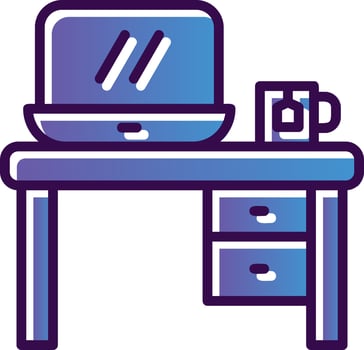 Workplace Vector Icon Design