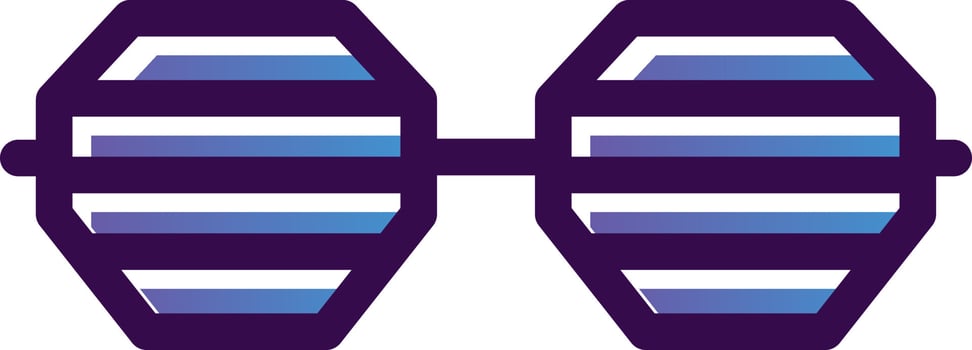 Party Glasses Vector Icon Design