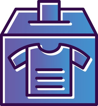 Clothes Donation Vector Icon Design