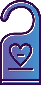 Do not Disturb Vector Icon Design