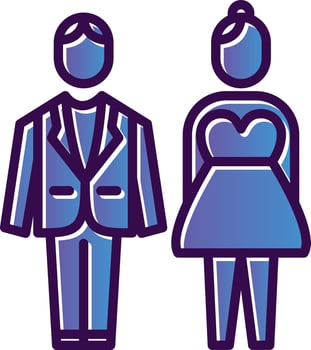 Groom Vector Icon Design