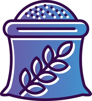 Wheat Sack Vector Icon Design