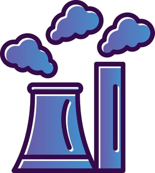Air Pollution Vector Icon Design