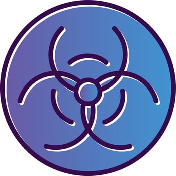 Biohazard Vector Icon Design