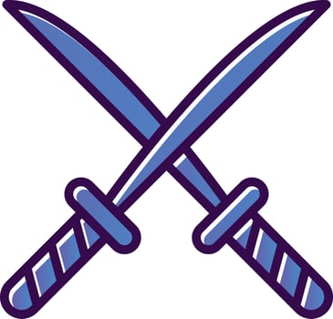 Rapier Vector Icon Design