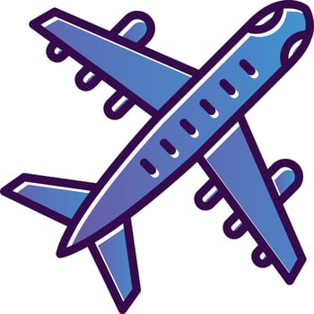 Plane Vector Icon Design