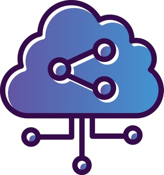 Data Sharing Vector Icon Design