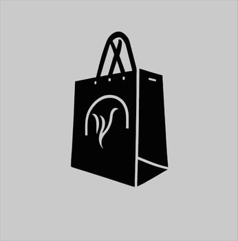 Shopping bag line icon. linear style sign for design concept. Paper bag Simple line vector icon. Symbol, logo illustration. Pixel perfect vector graphics