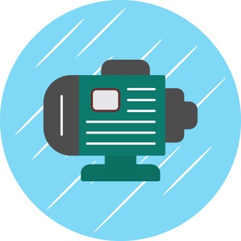 Water Pump Vector Icon Design