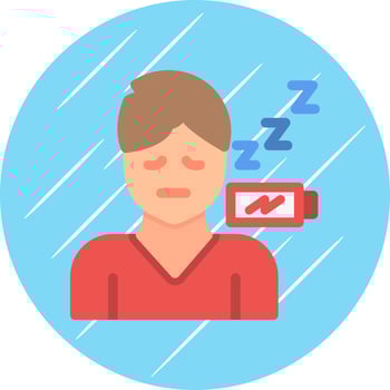 Fatigue Vector Icon Design