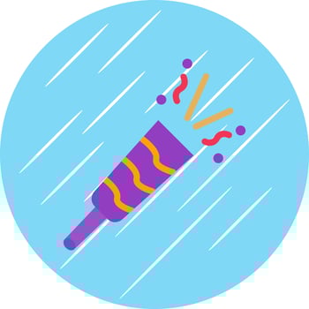 Party Blower Vector Icon Design