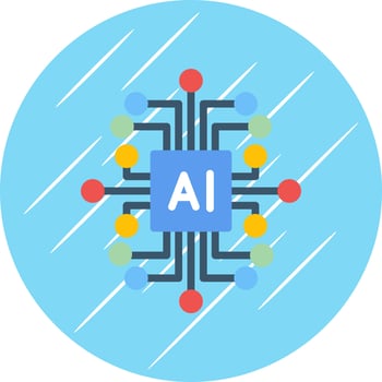 Artificial Intelligence Vector Icon Design