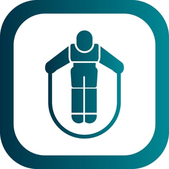 Jumping Jack Vector Icon Design