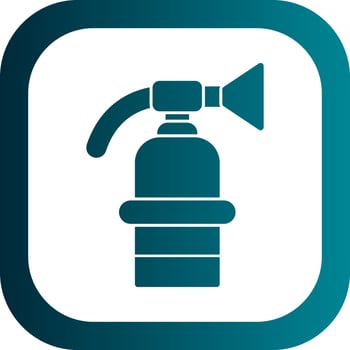 Fire Extinguisher Vector Icon Design