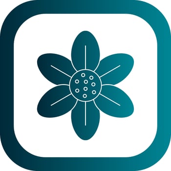 Cherry Blossom Vector Icon Design