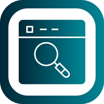Search Engine Vector Icon Design
