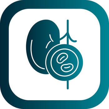 Kidney Checkup Vector Icon Design