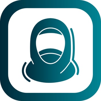 Hijab Vector Icon Design