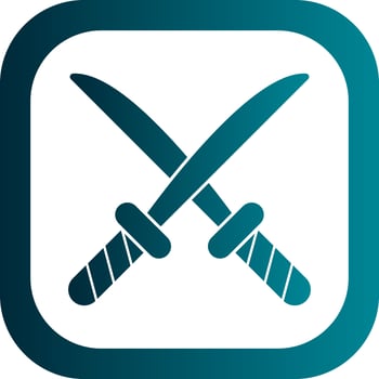 Rapier Vector Icon Design