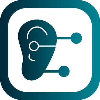 Ear Therapy Vector Icon Design