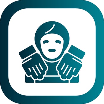 Face Massage Vector Icon Design