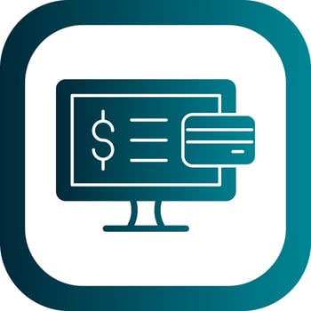Online Payment Vector Icon Design