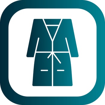 Bath Robe Vector Icon Design