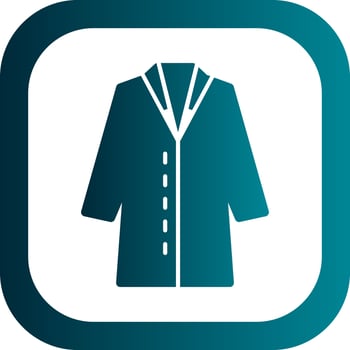 Lab Coat Vector Icon Design