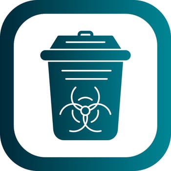 Toxic Waste Vector Icon Design