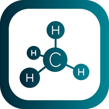Methane Vector Icon Design