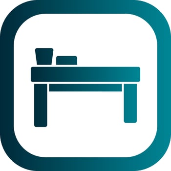 Spa Bed Vector Icon Design
