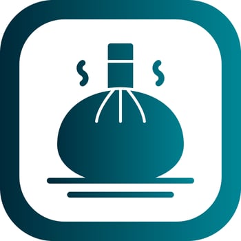 Herbal Massage Vector Icon Design