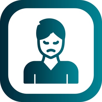 Anger Vector Icon Design