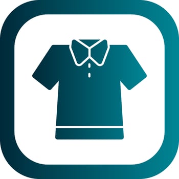 Polo Shirt Vector Icon Design