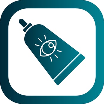 Eye Cream Vector Icon Design