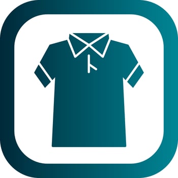 Polo Shirt Vector Icon Design