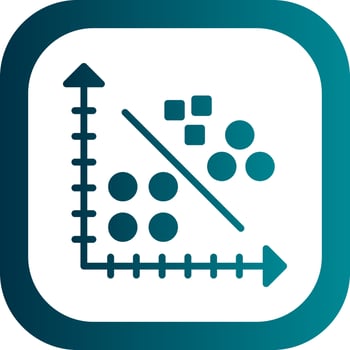 Cluster Analysis Vector Icon Design