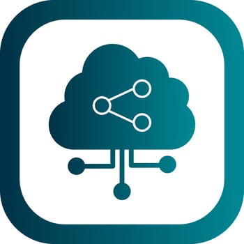 Data Sharing Vector Icon Design