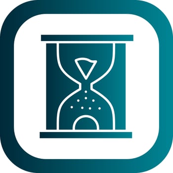 Hourglass Vector Icon Design
