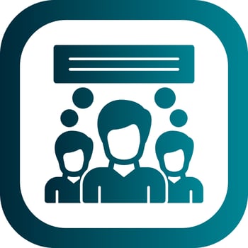 Meeting Vector Icon Design