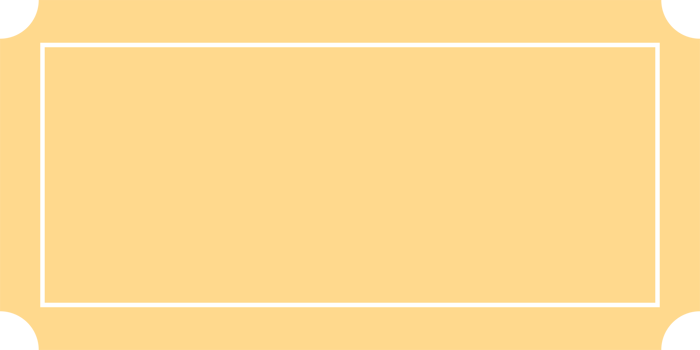 Blank tickets shape isolated png
